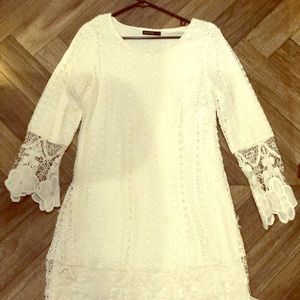 Off white lace dress
